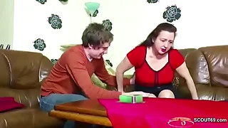 German Step-Son Seduce Mom to get First Fuck and Lost Virgin